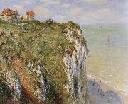 Claude Monet Cliffs near Dieppe oil painting reproduction